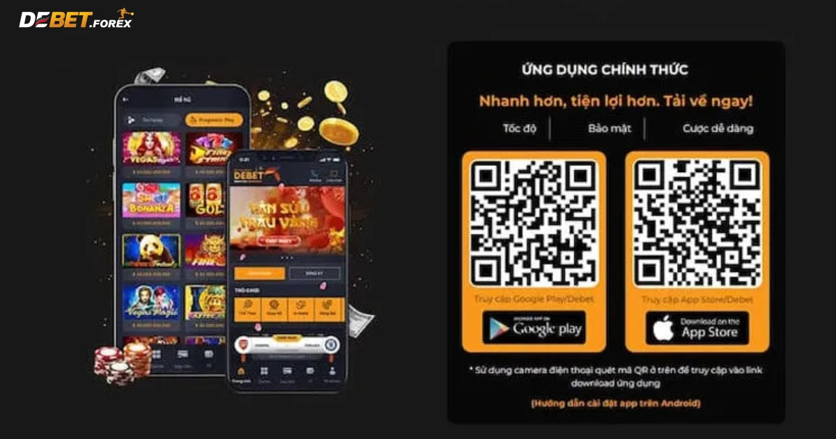 Hướng Dẫn Tải App Debet Cho iOS và Android